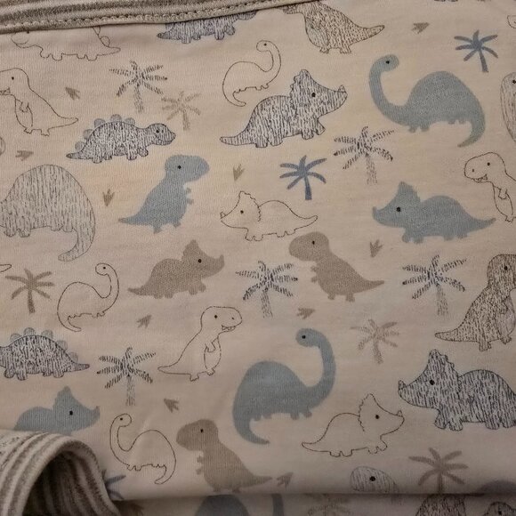 Like New Kissy Kissy Dinosaur Baby Blanket Blue - Picture 3 of 3